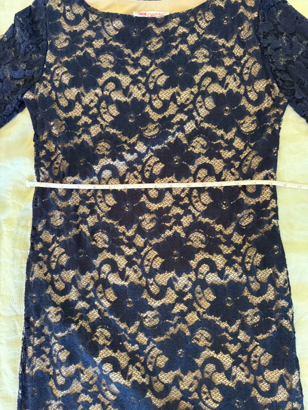 ASOS Petite Elegant Lace Shift Dress | US 10 Petite | Excellent Condition - Picture 8 of 16
